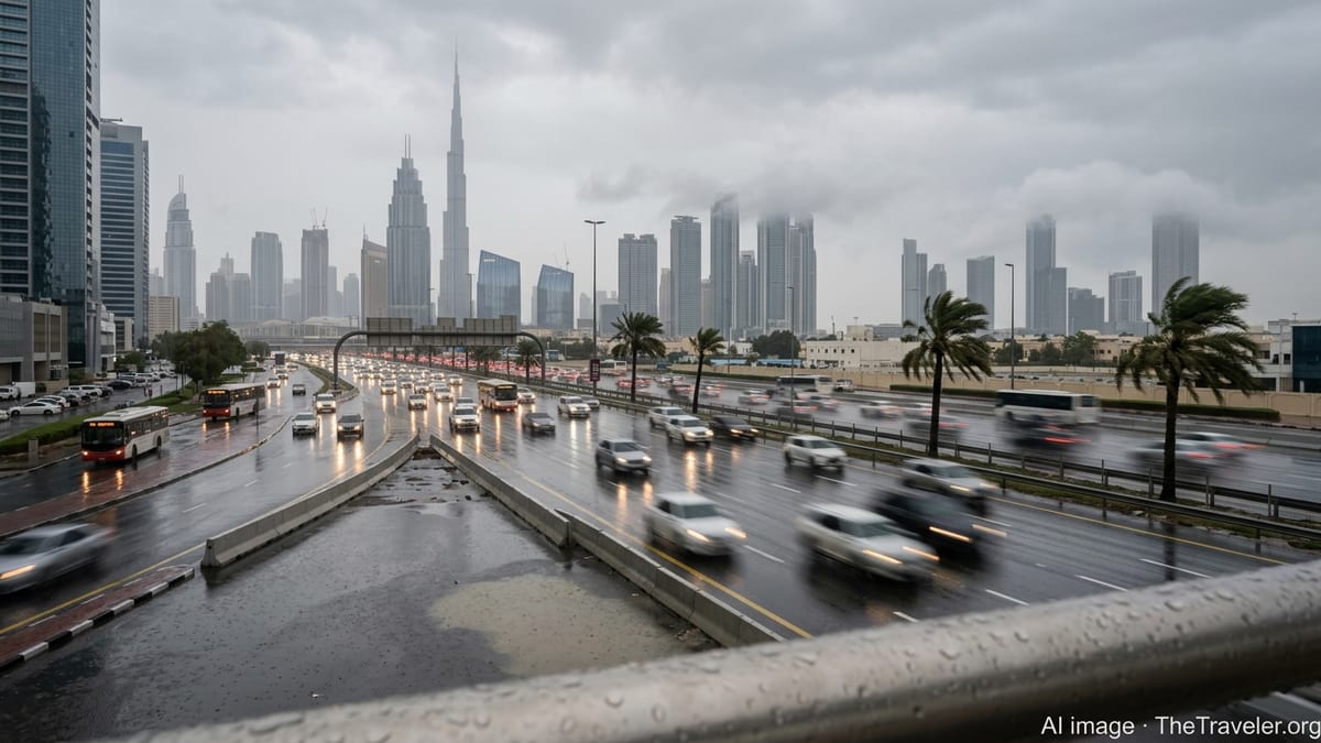 UAE Weather Alert: Heavy Rains Threaten Spring Travel Plans