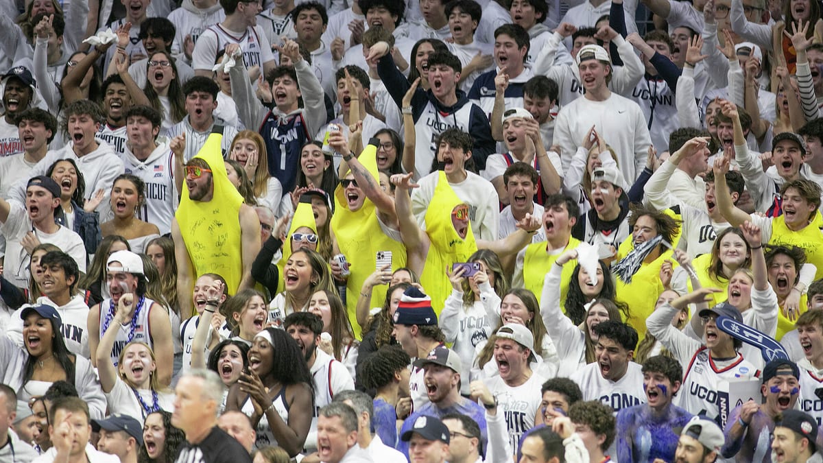 UConn Bananas Drum Up Support For Final Four Trip