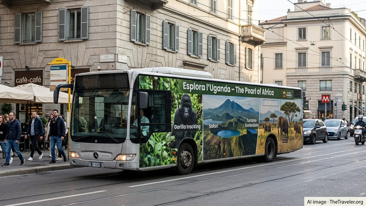 Uganda Unveils Transit Ad Blitz in Italy to Supercharge Tourism