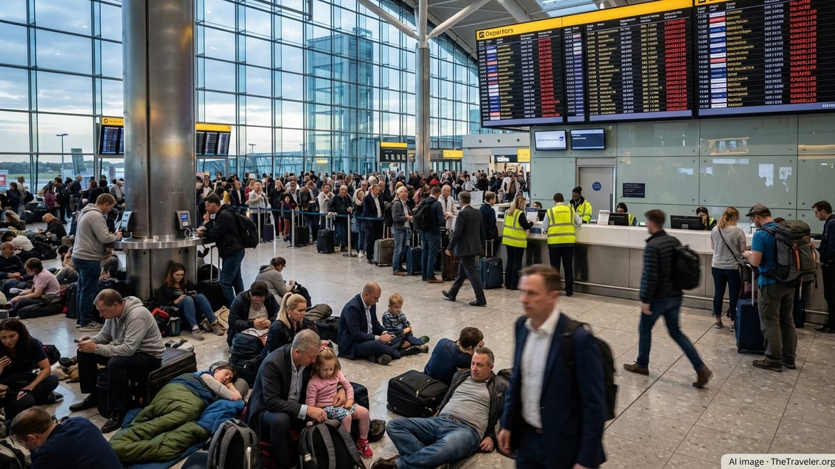 UK Air Chaos Leaves Thousands Stranded at Major Hubs