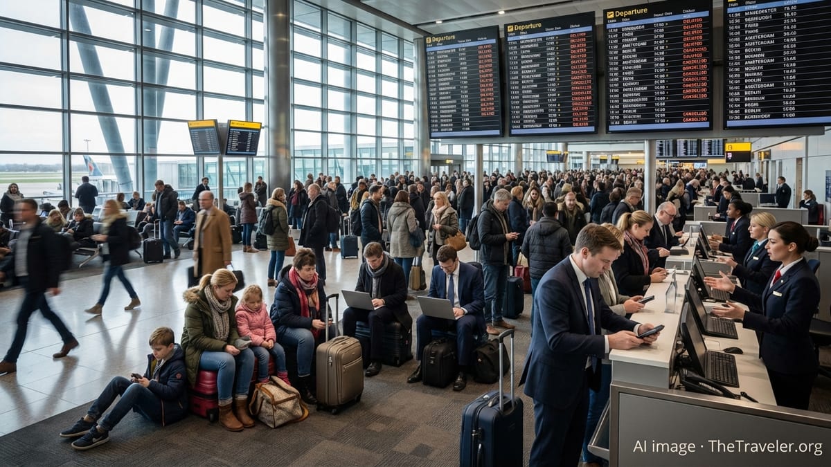 UK Flight Chaos Strands Hundreds as Delays Sweep Major Hubs