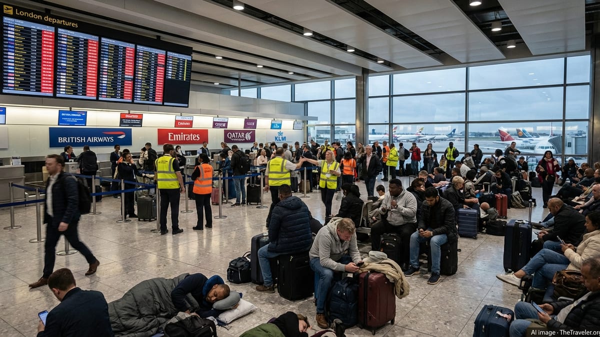 UK Flight Chaos Strands Thousands as Global Routes Disrupted