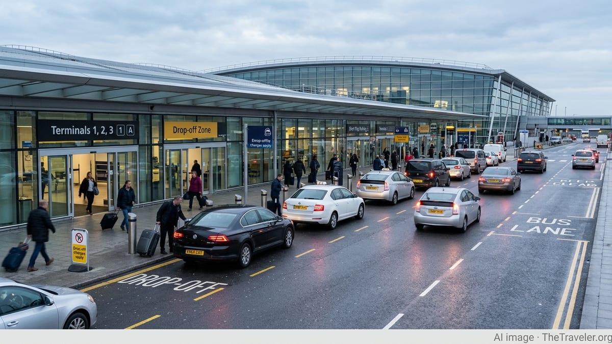 UK Airport Drop-Off Fees Soar in 2026 as Europe Stays Free