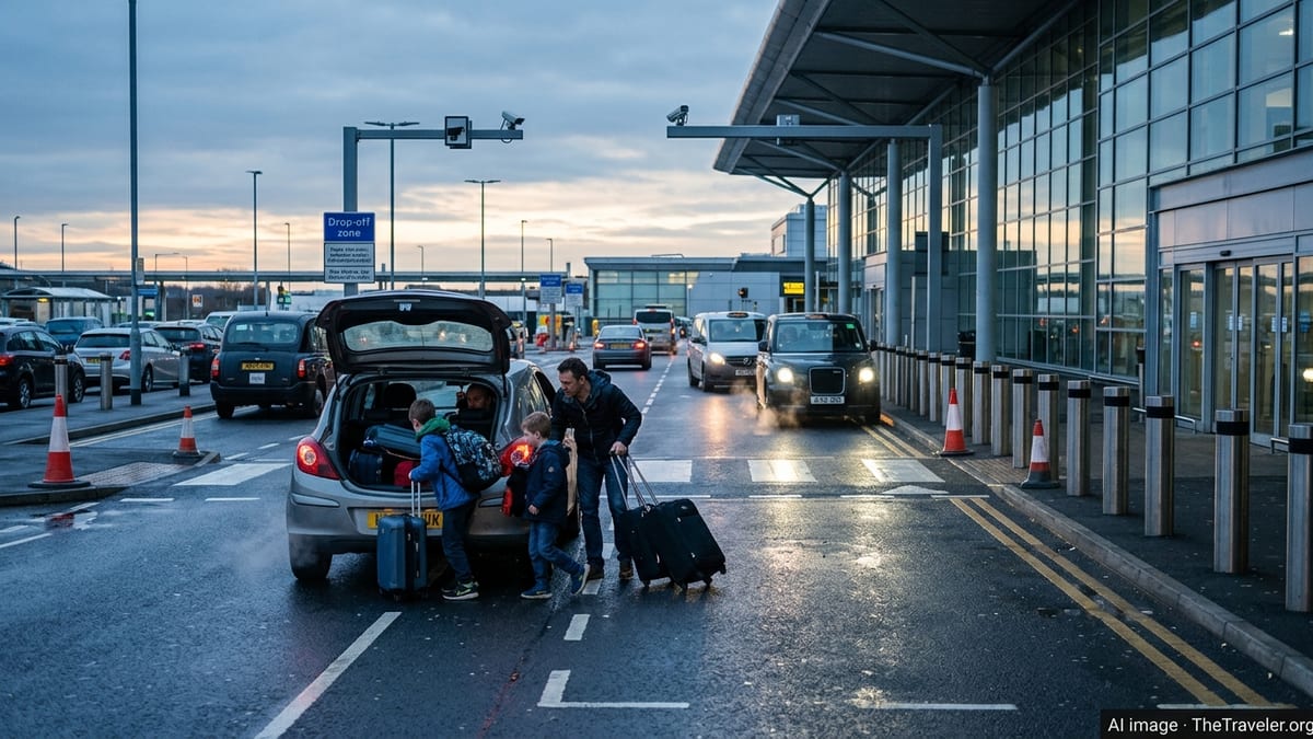 UK Airport Drop-Off Fees Surge as Europe Keeps Curbside Free