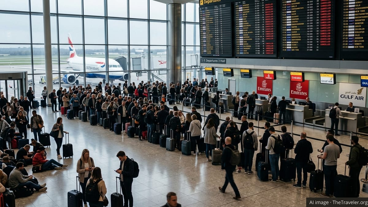 UK Flight Chaos as Cancellations Hit Major Global Routes