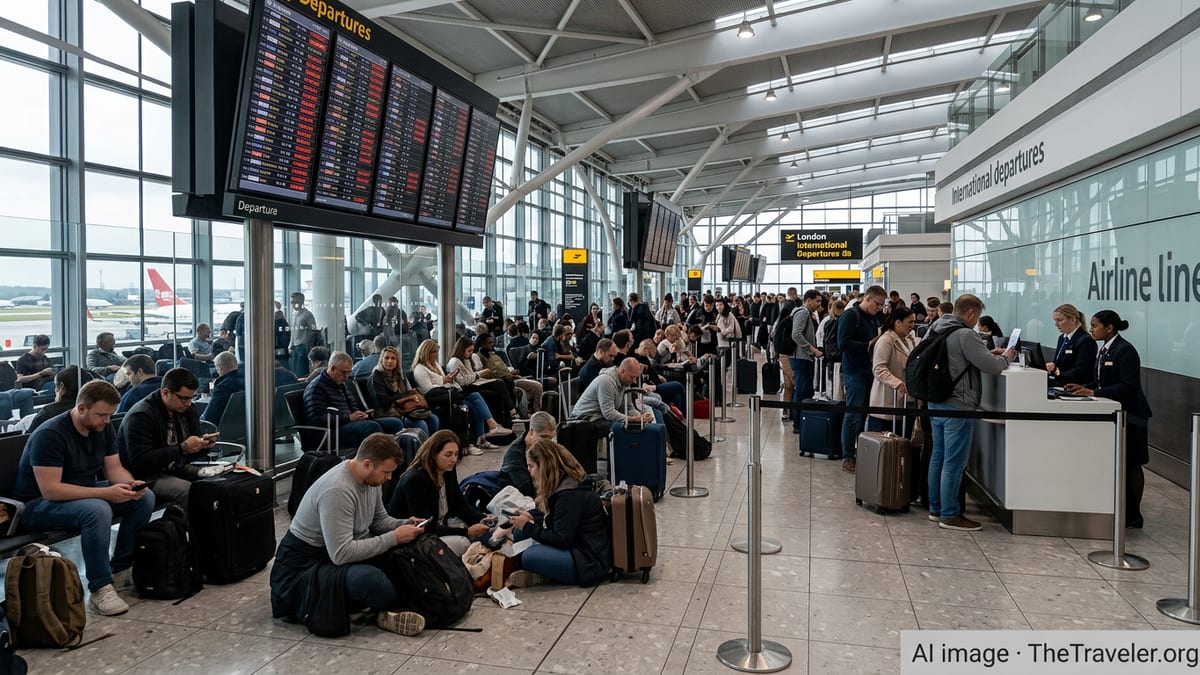 UK Flight Chaos Strands Thousands as Global Carriers Cancel