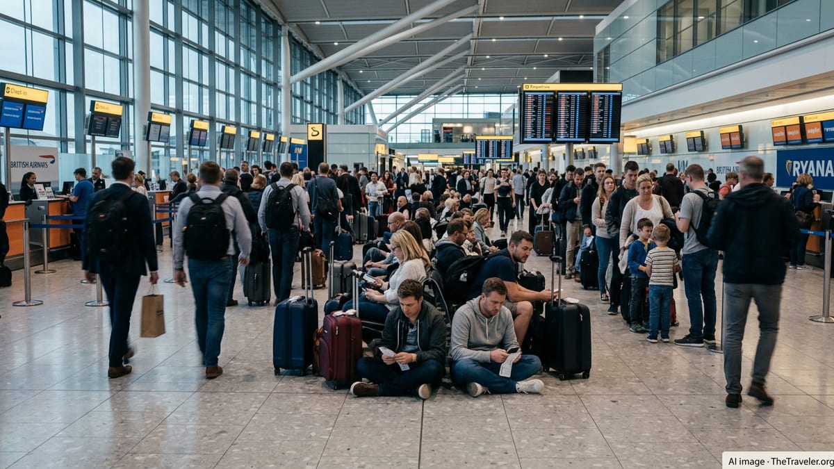 UK Air Travel Chaos as 630 Delays and 76 Cancellations Hit