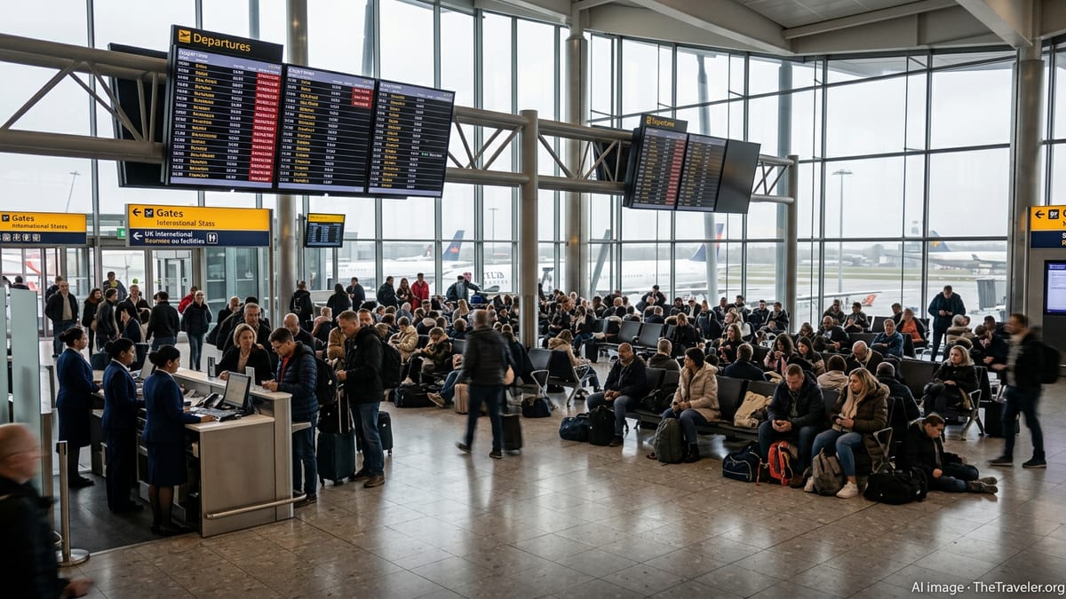 UK Flight Chaos Strands Hundreds as Gulf Routes Hit