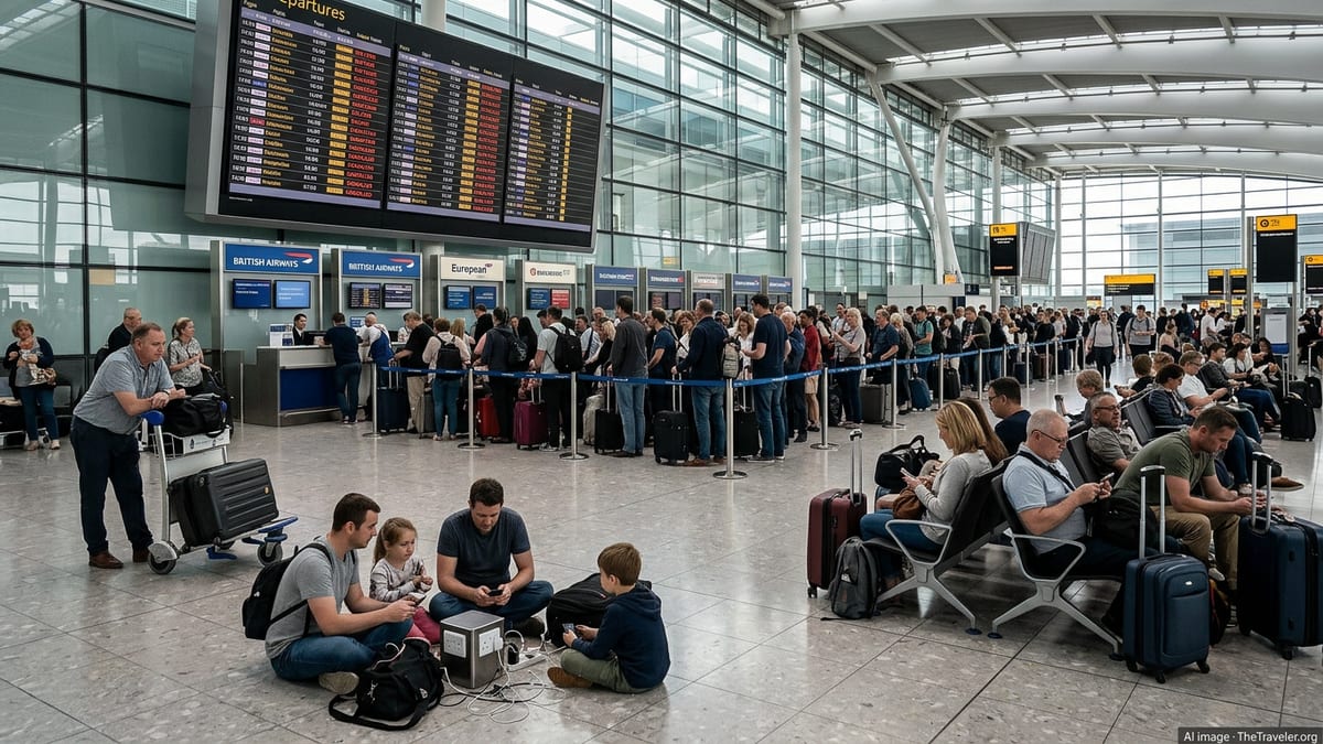UK Flight Chaos: 78 Canceled and 429 Delayed Today