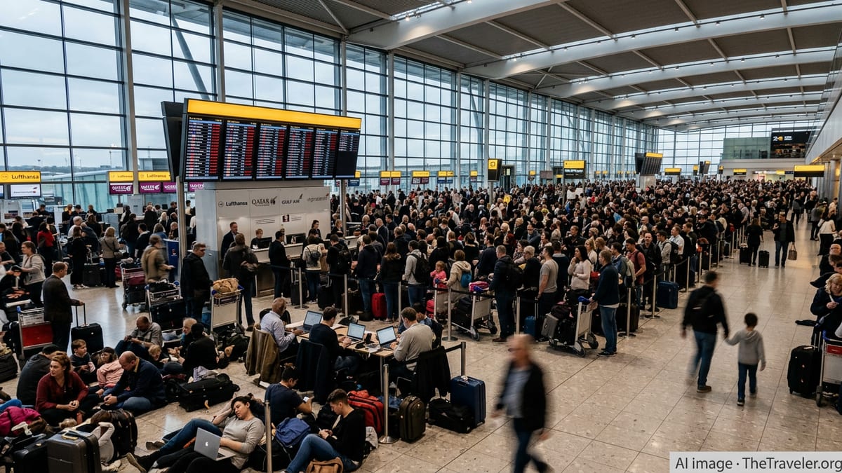 UK Flyers Stranded as Major Airlines Cancel 56 Flights