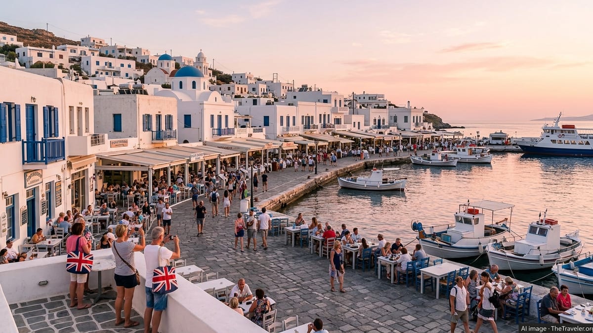 UK Drives Record Surge in Greek Tourism Arrivals