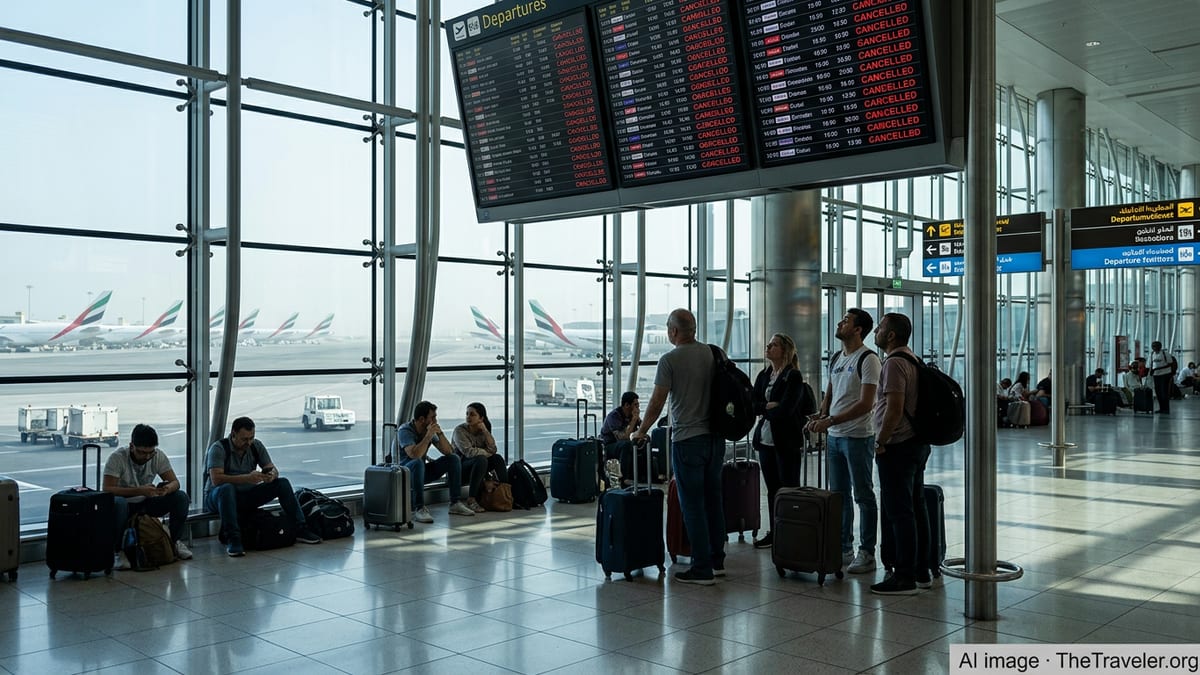 UK Warns Against Middle East Travel as Iran Strikes Halt Flights