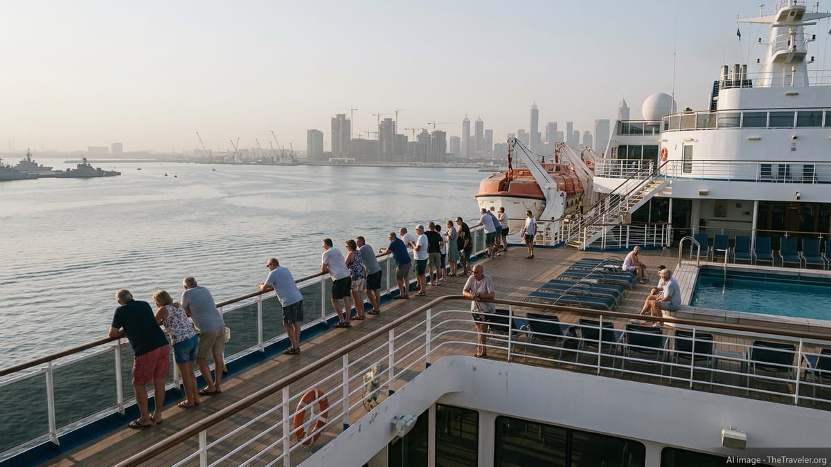 UK Tourists Trapped on Dubai Cruise Ships Amid Iran Threat