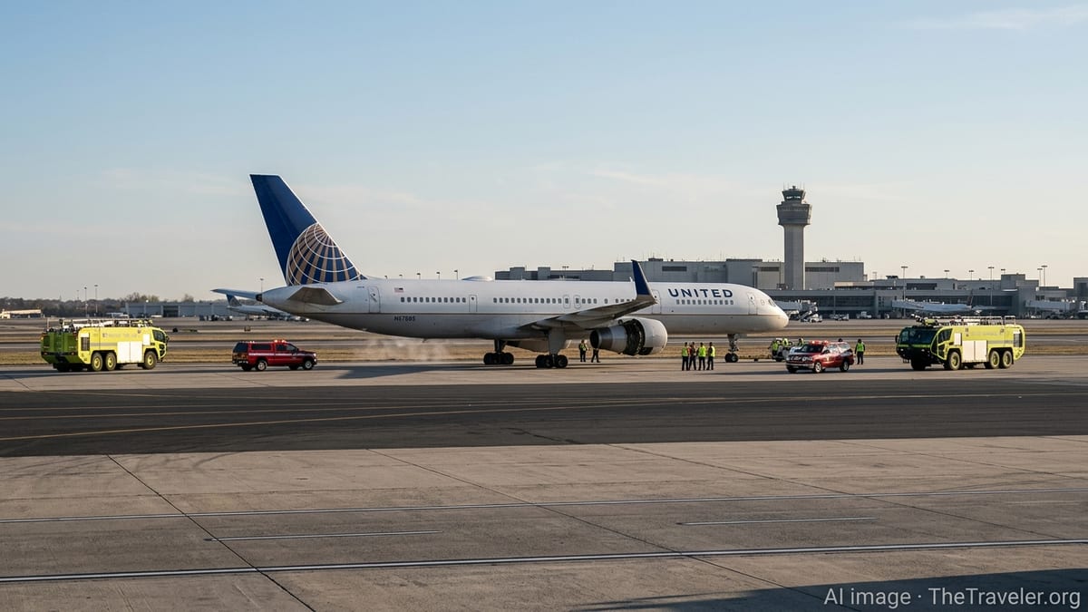 United, U.S. Systems Shine as 757 Lands Safely at Newark