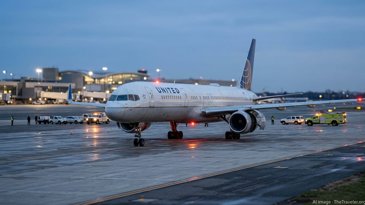 United Boeing 757 Lands Safely at Newark After Engine Shutdown