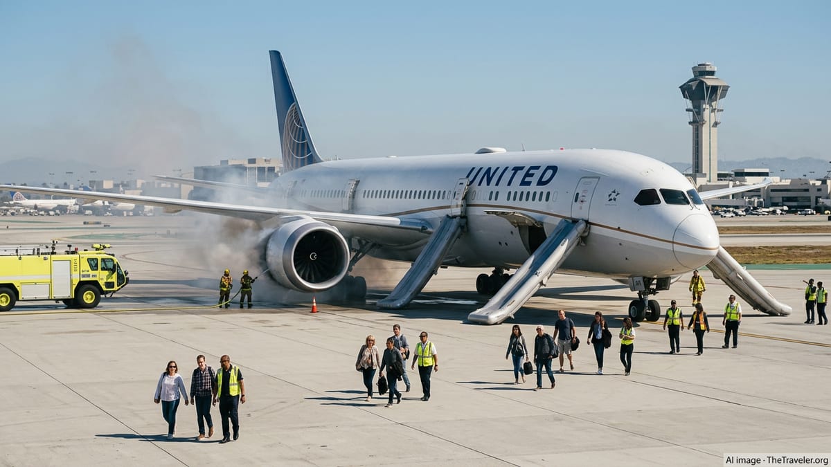 United 787-9 Makes Safe LAX Return After Engine Issue
