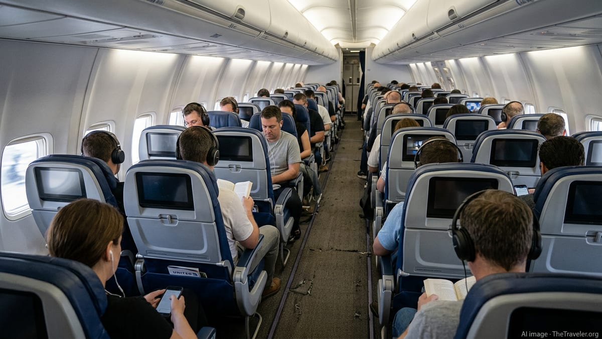 United Airlines Tightens Headphone Rules to Curb Cabin Noise