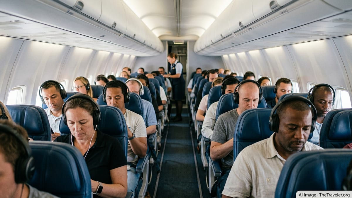 United Airlines Makes Headphones Mandatory on All Flights