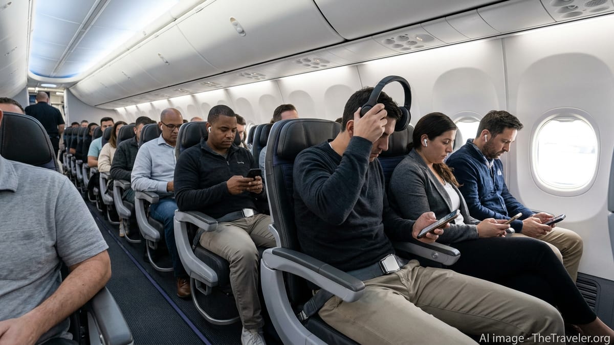 United Airlines Makes Headphones Mandatory for Inflight Media