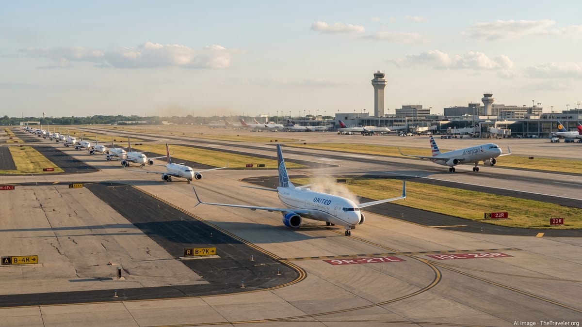 United, American Trim Schedules After FAA Caps O’Hare Flights