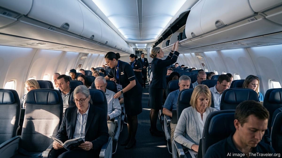 United Nears Flight Attendant Deal as Travelers Watch Closely