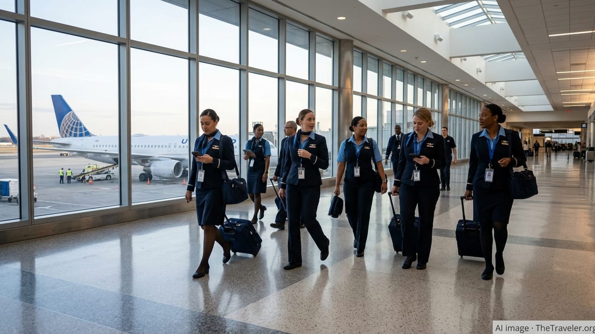 United Airlines Flight Attendants Move Toward Vote on New Contract