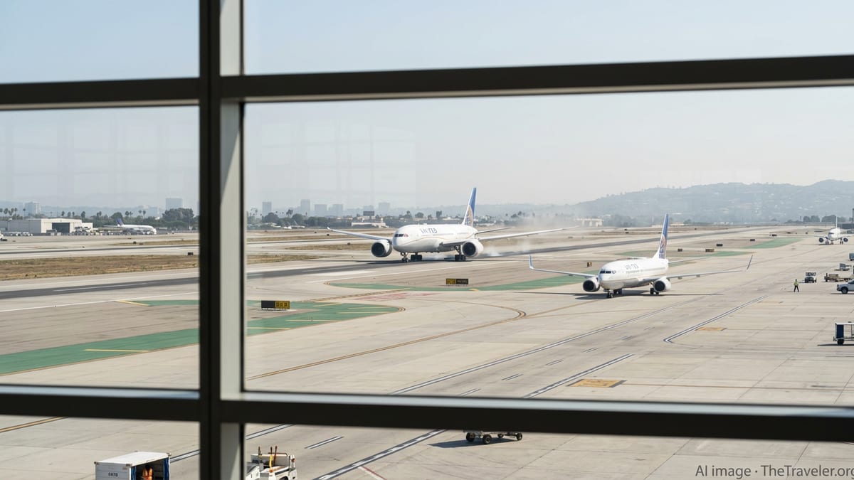 United Jets Narrowly Avoid Runway Collision at LAX