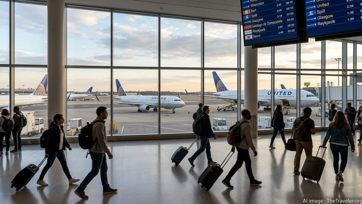 United Adds Bari, Split, Glasgow, Santiago, Reykjavik and Seoul Routes