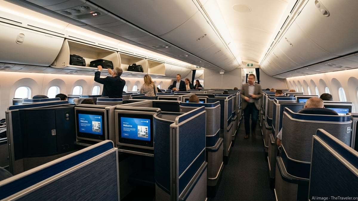 United Puts New Polaris Studio Suites on Domestic Flights