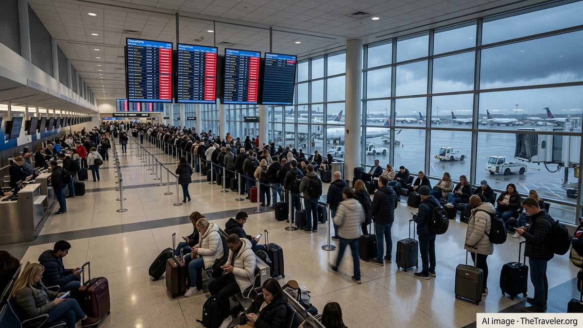 US Air Travel Turmoil: Weather, Shutdown and Closures Collide