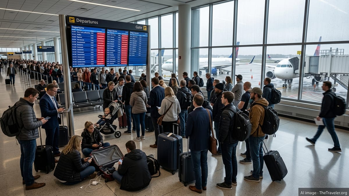 US Flyers Hit by Wave of Cancellations Across Major Hubs