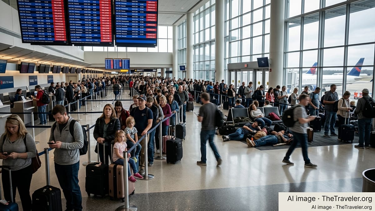 Thousands Stranded as Airline Disruptions Snarl US Travel