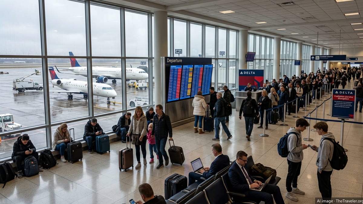 Mass Cancellations Snarl Flights at Major US Hubs