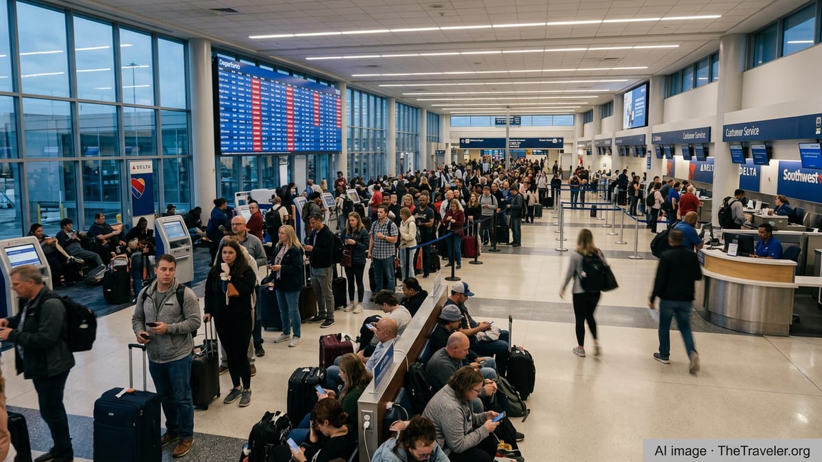 Nearly 2,000 US Flights Canceled, Thousands Stranded
