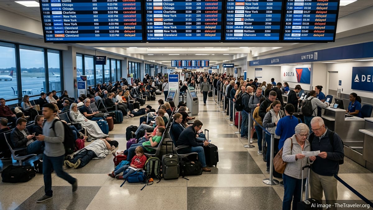 Mass Cancellations Strand Thousands of US Air Travelers