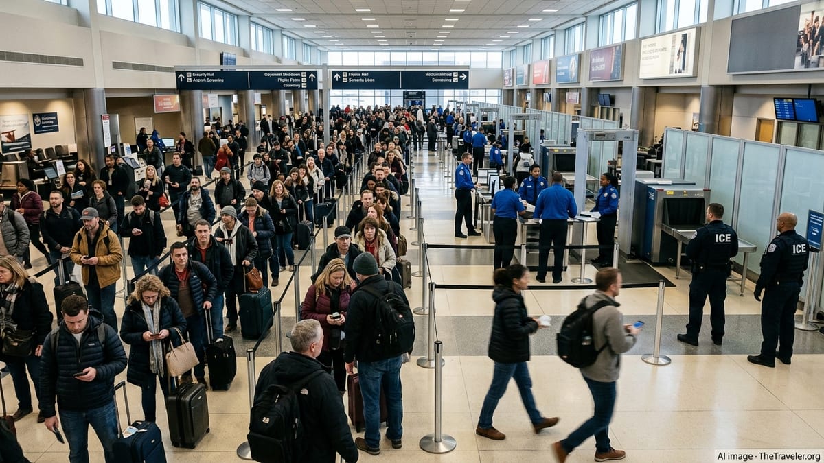 ICE Deployment Deepens Airport Turmoil in Shutdown