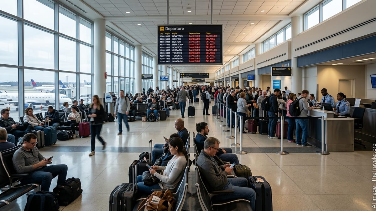 US and Canada Flight Chaos Strands Thousands of Travelers
