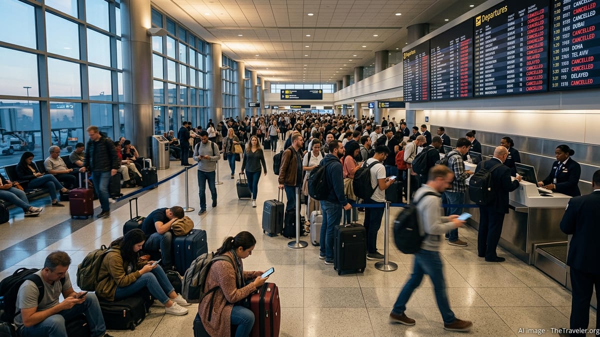 US and Canada Flights Hit by Ripple Effects of Middle East Airspace Closures