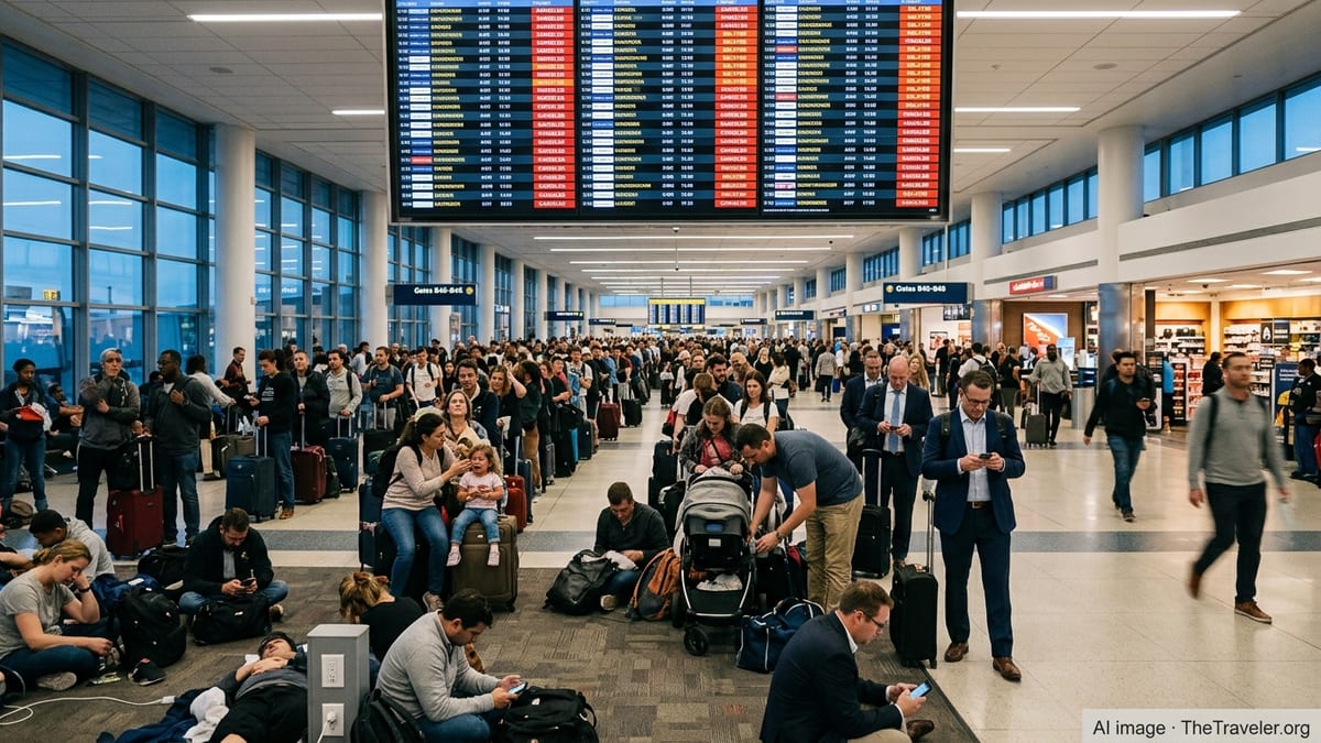 Major US Flight Disruptions Hit Global Routes After Mass Cancellations