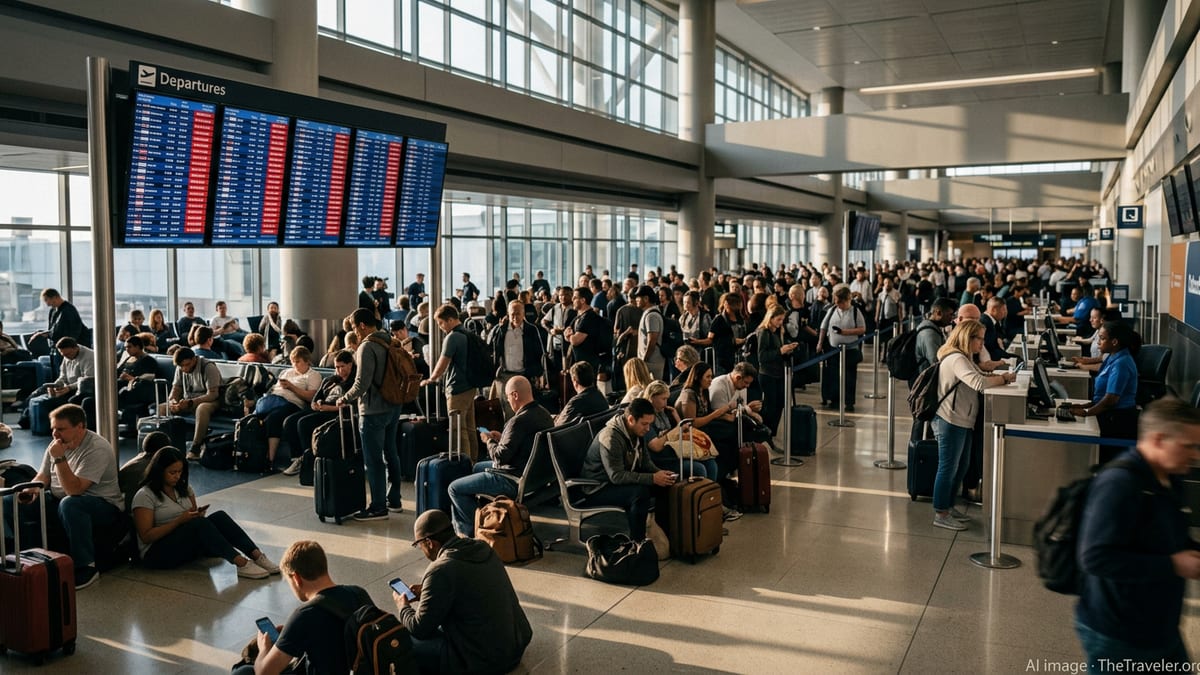 US Flyers Hit by New Wave of Cancellations and Delays