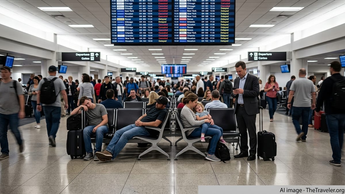 Hundreds of US Flights Scrapped as Delays Snarl Major Hubs