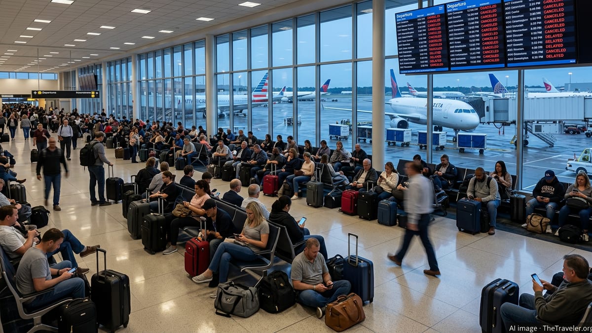 US Flight Chaos as IT Outage Grounds Thousands of Trips