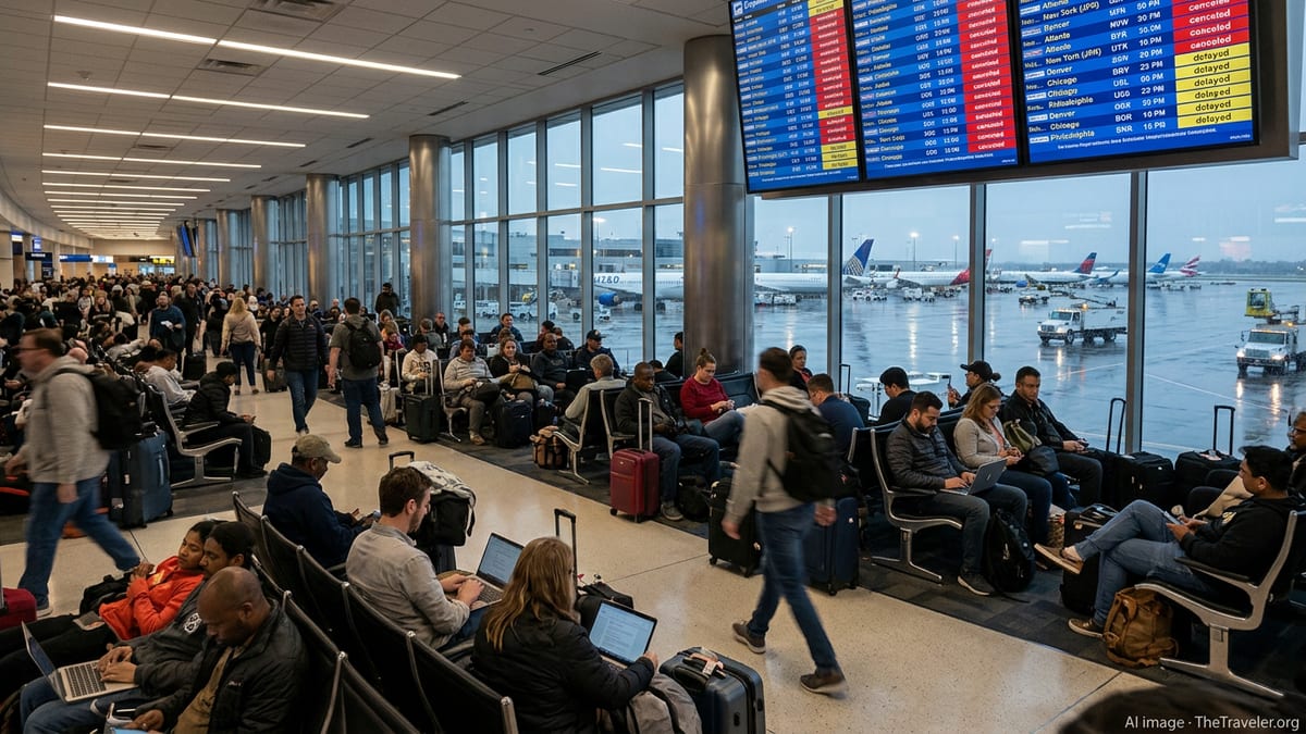 Storm System Triggers Massive US Flight Disruptions