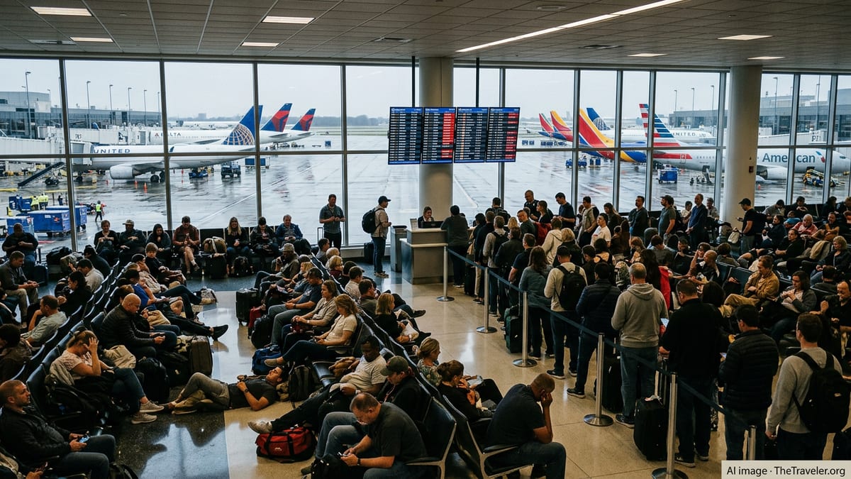 Thousands Stranded as U.S. Flight Cancellations Soar