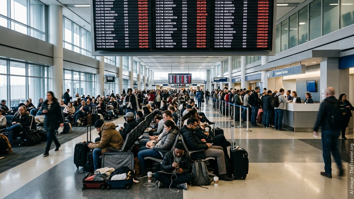 US Flight Chaos Strands Thousands as Delays Top 2,000