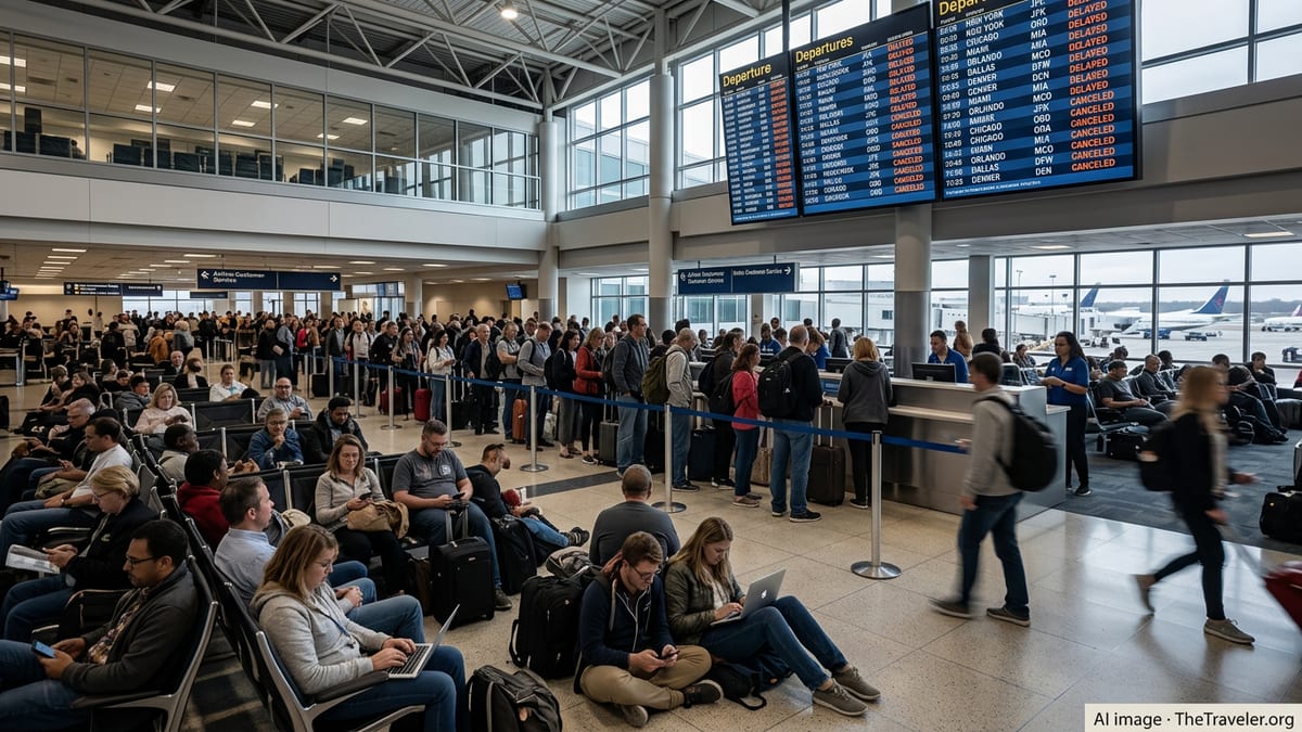 U.S. Flight Chaos Strands Thousands as Delays Soar