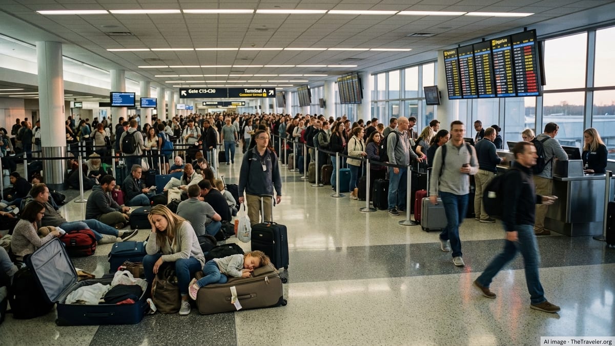 US Flight Chaos: 134 Cancellations, 3,746 Delays Strand Thousands