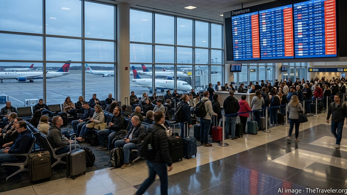 Mass Flight Disruptions Snarl Travel Across Major US Hubs