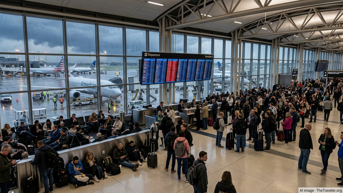 Severe Weather Triggers 478 Flight Cancellations Across US