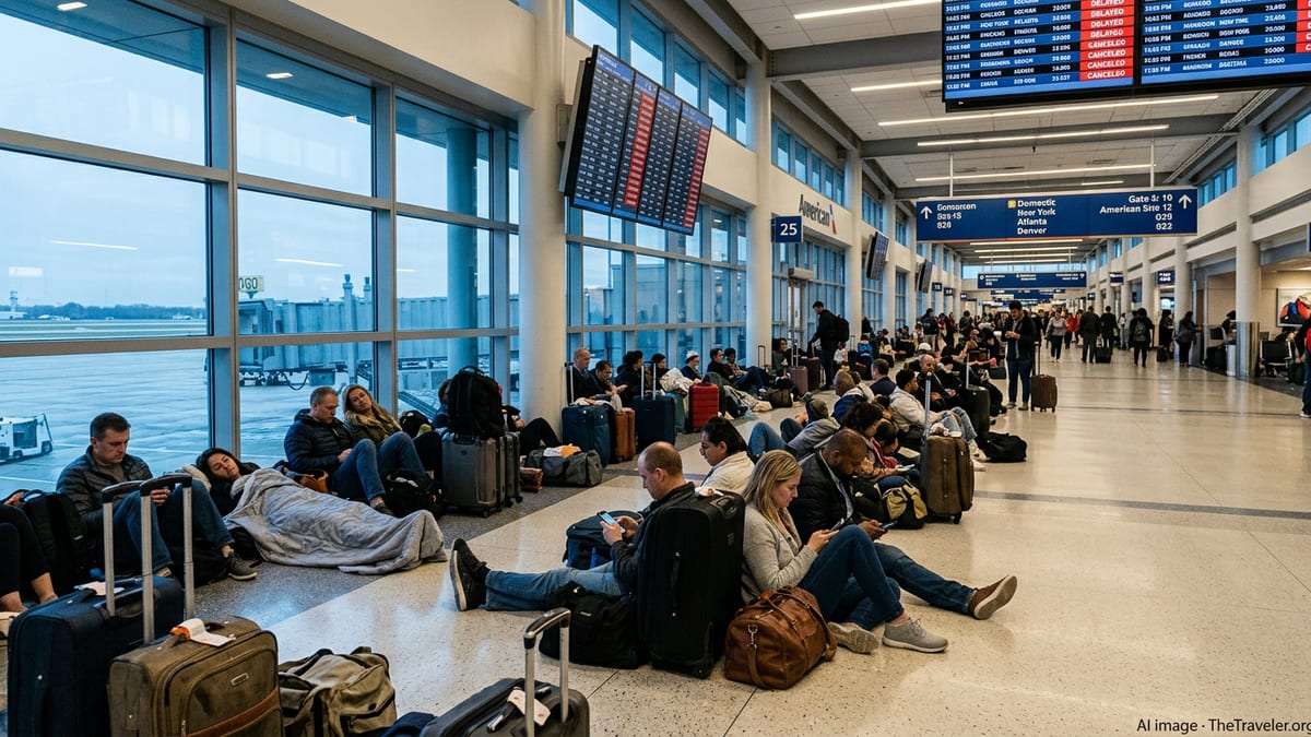 US Flight Chaos: Cancellations and Delays Snarl Major Hubs